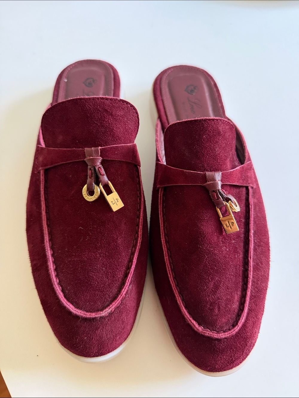 Burgundy Suede Slip-On Loafers - Luxe Casual